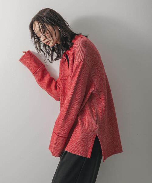 セール】ルーズフカVネックセーター（ニット/セーター）｜SENSE OF