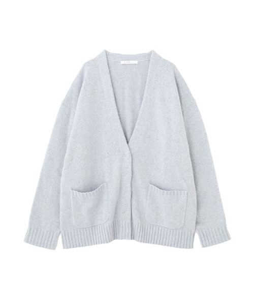 ETRE TOKYO（エトレトウキョウ）の「プレーンステッチＶネックニットカーディガン（カーディガン/ボレロ・レディース・ブルー/ベージュ/ピンク・FREE）」の6枚目の写真