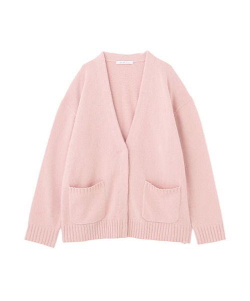 ETRE TOKYO（エトレトウキョウ）の「プレーンステッチＶネックニットカーディガン（カーディガン/ボレロ・レディース・ブルー/ベージュ/ピンク・FREE）」の8枚目の写真