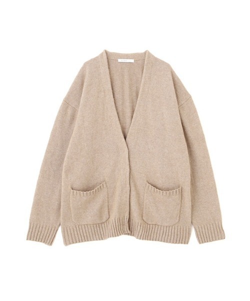 ETRE TOKYO（エトレトウキョウ）の「プレーンステッチＶネックニットカーディガン（カーディガン/ボレロ・レディース・ブルー/ベージュ/ピンク・FREE）」の10枚目の写真