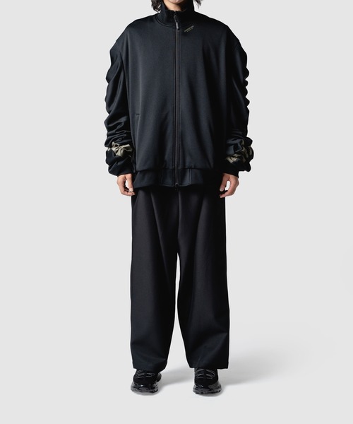 yoshiokubo（ヨシオクボ）の「yoshiokubo ヨシオクボ / BIND LINE TRACK JKT バインドライントラックジャケット ジャージ / YKF25518（ブルゾン・メンズ・ブラック・2/3）」の8枚目の写真