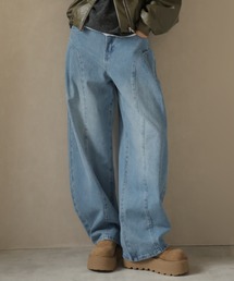 レディースのデニムパンツ（ワイド・ルーズ）ファッション通販 - ZOZOTOWN