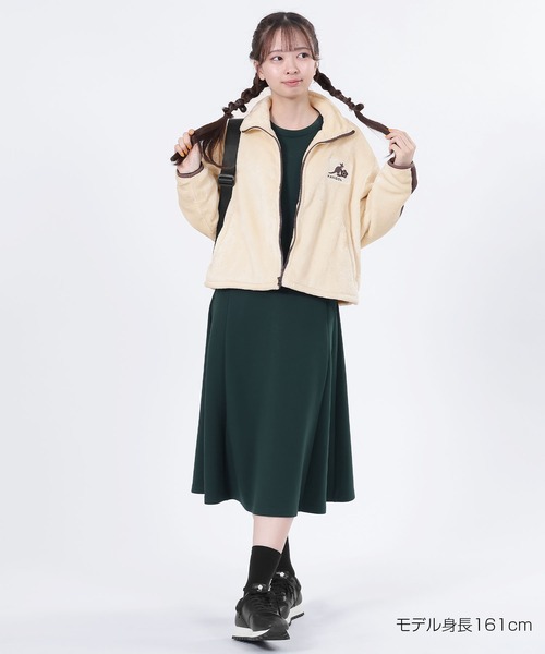 MARY QUANT（マリークワント）の「KANGOL×MQ フリース ブルゾン