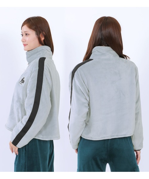 マリークワント　希少品　完全完売カラー　新品グレーバイカラーブルゾン　匿名配送 マリークワント 希少品 完全完売カラー 新品グレーバイカラーブルゾン