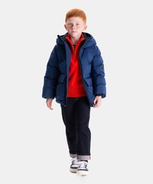 ジャカディ jacadi ネイビーハート柄ダウンジャケット ハートデザイン中綿入りジャケット | | Jacadi Paris＜ジャカディ