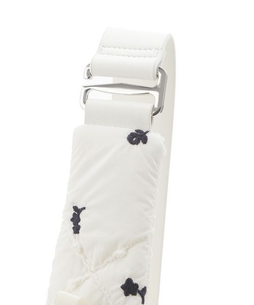 emmi（エミ）の「フラワーエンブロイダリーキルティングバッグ（ハンドバッグ・レディース・ブラウン/オフホワイト・F）」の7枚目の写真