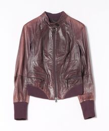 ginger and sprout（ジンジャーアンドスプラウト）の「Brogden/レザーブルゾン(羊革)（ブルゾン）」