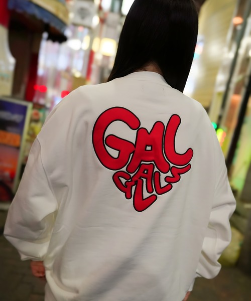 GALFY(ガルフィー)の「【別注】GA×GALFY-わんわんはーとスウェット(スウェット・レディース・ピンク/ホワイト/ブラック・FREE)」の8枚目の写真