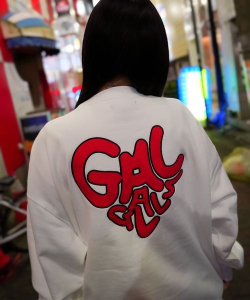GALFY(ガルフィー)の「【別注】GA×GALFY-わんわんはーとスウェット(スウェット・レディース・ピンク/ホワイト/ブラック・FREE)」の9枚目の写真