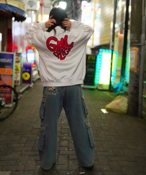 GALFY(ガルフィー)の「【別注】GA×GALFY-わんわんはーとスウェット(スウェット・レディース・ピンク/ホワイト/ブラック・FREE)」の13枚目の写真