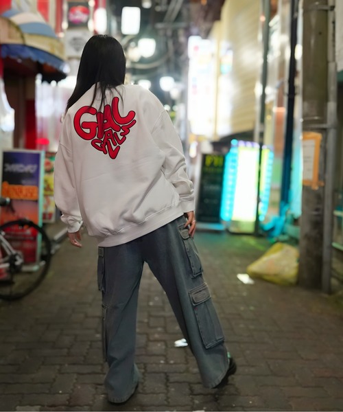 GALFY(ガルフィー)の「【別注】GA×GALFY-わんわんはーとスウェット(スウェット・レディース・ピンク/ホワイト/ブラック・FREE)」の14枚目の写真
