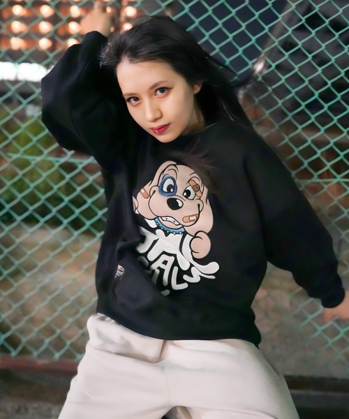 GALFY(ガルフィー)の「【別注】GA×GALFY-わんわんはーとスウェット(スウェット・レディース・ピンク/ホワイト/ブラック・FREE)」の19枚目の写真