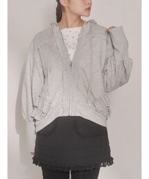 merry jenny | frill lace puff hoodie(パーカー)