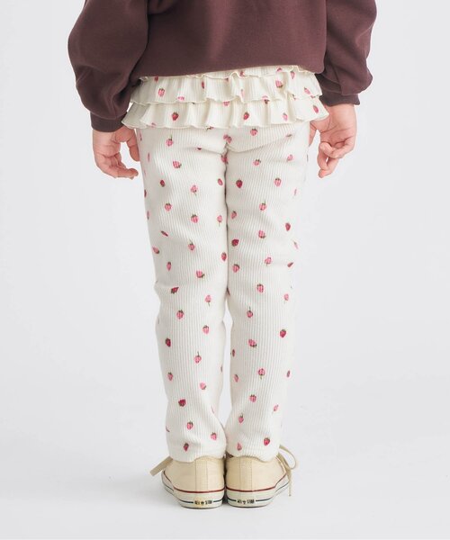 apres les cours(アプレレクール)の「あったかフリルレギンス/7days Style pants(その他パンツ・キッズ・ブラック/アイボリー/ピンク・80/90/100/110/120/130)」の1枚目の写真