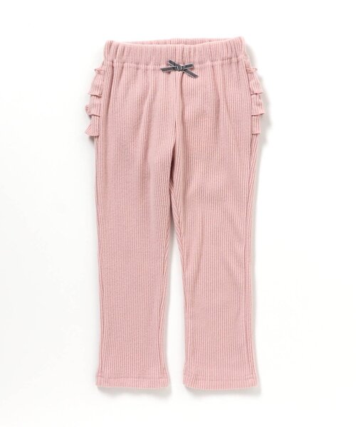 apres les cours(アプレレクール)の「あったかフリルレギンス/7days Style pants(その他パンツ・キッズ・ブラック/アイボリー/ピンク・80/90/100/110/120/130)」の5枚目の写真