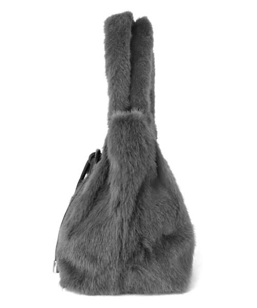 ANEMONE（アネモネ）の「リボンエコファートートバッグ（トートバッグ・レディース・ダークグレー/ライトグレー/グレイッシュベージュ・FREE）」の10枚目の写真