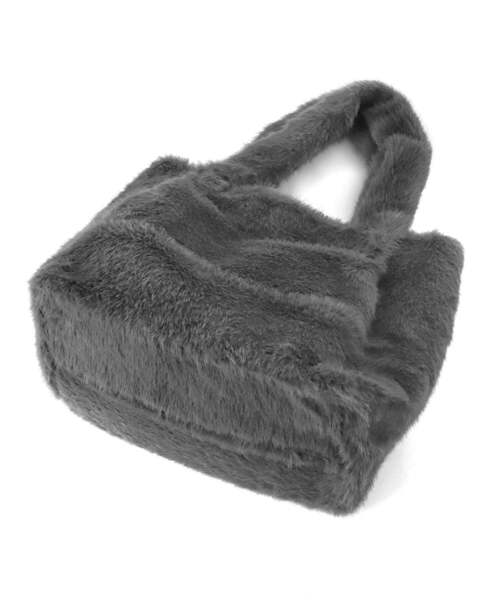 ANEMONE（アネモネ）の「リボンエコファートートバッグ（トートバッグ・レディース・ダークグレー/ライトグレー/グレイッシュベージュ・FREE）」の9枚目の写真