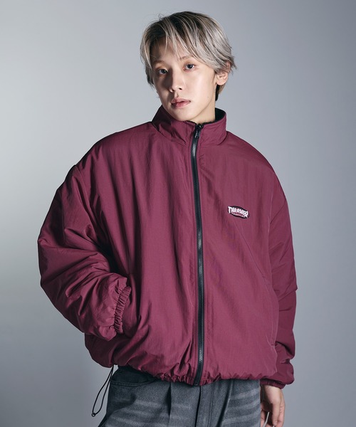 セール】THRASHER×MSG 別注 ボアナイロン2wayリバーシブルブルゾン