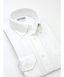 WEB限定【完全ノーアイロン】長袖 アイシャツ ボタンダウン ストレッチ ストライプ i-shirt