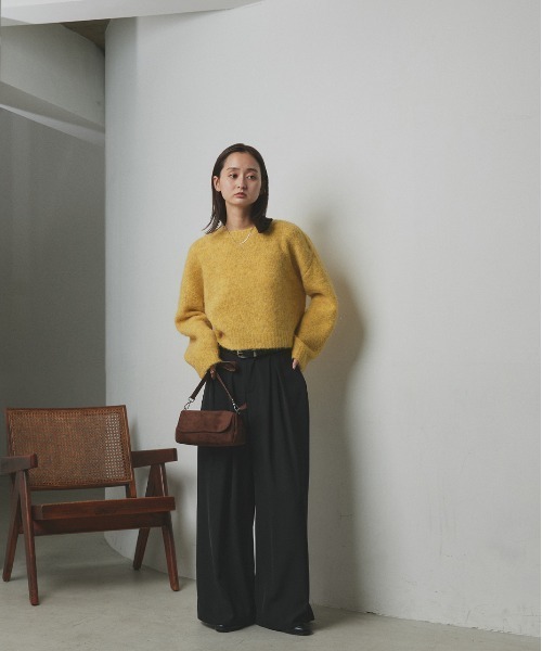 ad thie（アドティエ）の「2WAYスエード ミニショルダーバッグ（ショルダーバッグ・レディース・ブラック/ブラウン/カーキ/マスタード/ベージュ・FREE）」の12枚目の写真