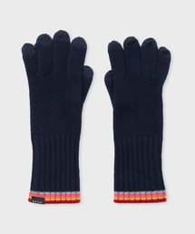 Paul Smith（ポールスミス）の「ウィメンズ ストライプ リブニット グローブ / 255641 TSKG（手袋）」