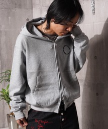 #MEMORY | 【MEMORY】スプレー加工 ダブルZIPパーカー / Spray-Finished Double-Zip Hoodie(パーカー)