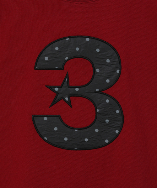 BAUF（バウフ）の「3 logoドットスリムフィットTシャツ[レッド]（Tシャツ/カットソー・レディース・その他・FREE）」の6枚目の写真