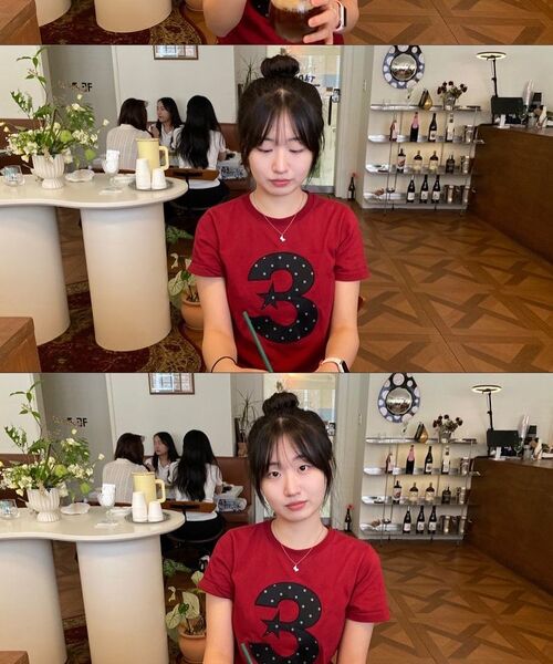 BAUF（バウフ）の「3 logoドットスリムフィットTシャツ[レッド]（Tシャツ/カットソー・レディース・その他・FREE）」の13枚目の写真