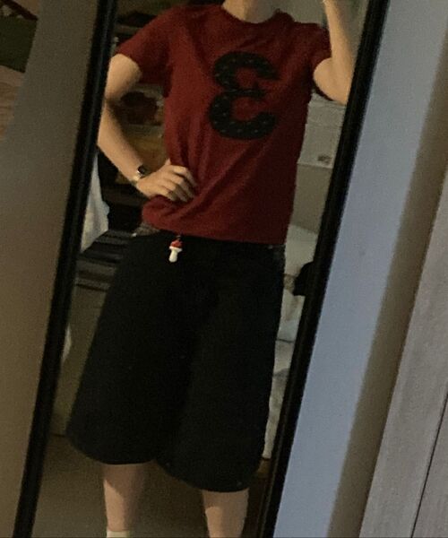 BAUF（バウフ）の「3 logoドットスリムフィットTシャツ[レッド]（Tシャツ/カットソー・レディース・その他・FREE）」の16枚目の写真