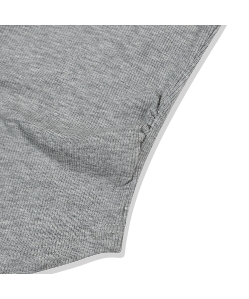 MOAA(モア)の「スクープソフトトップ(メランジグレー)(Tシャツ/カットソー・レディース・その他・SMALL/MEDIUM)」の4枚目の写真