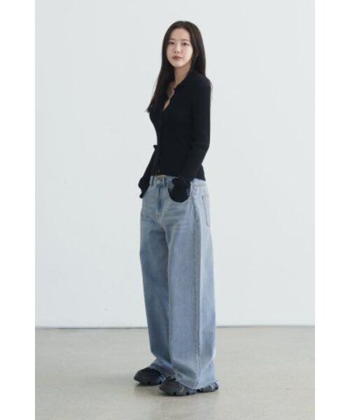 MUSINSA STANDARD WOMAN（ムシンサスタンダードウーマン）の「ウィメンズリブスリムカラードカーディガン[ブラック]（カーディガン/ボレロ・レディース・その他・SMALL/MEDIUM/LARGE/X-SMALL）」の16枚目の写真