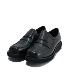 PARTIMENTO（パルティメント）の「チャンキーラウンドスクエアトローファーブラック（ローファー）」