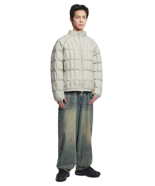 NOMANUAL(NOMANUAL)の「NEO LIGHT DOWN JACKET - SAGE GRAY(ダウンジャケット/コート・レディース・その他・SMALL/MEDIUM/LARGE)」の3枚目の写真