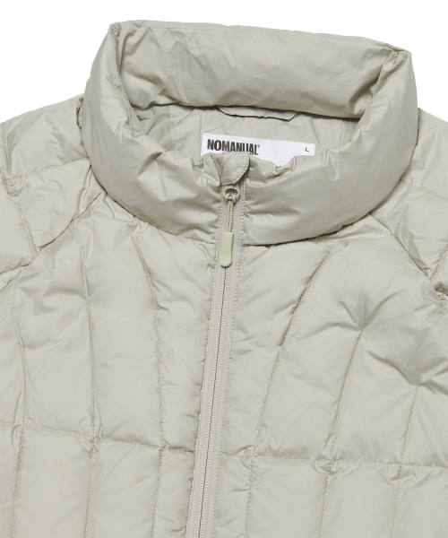 NOMANUAL(NOMANUAL)の「NEO LIGHT DOWN JACKET - SAGE GRAY(ダウンジャケット/コート・レディース・その他・SMALL/MEDIUM/LARGE)」の5枚目の写真