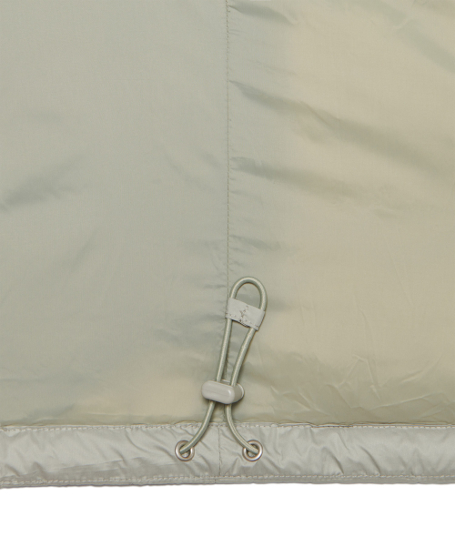 NOMANUAL(NOMANUAL)の「NEO LIGHT DOWN JACKET - SAGE GRAY(ダウンジャケット/コート・レディース・その他・SMALL/MEDIUM/LARGE)」の8枚目の写真