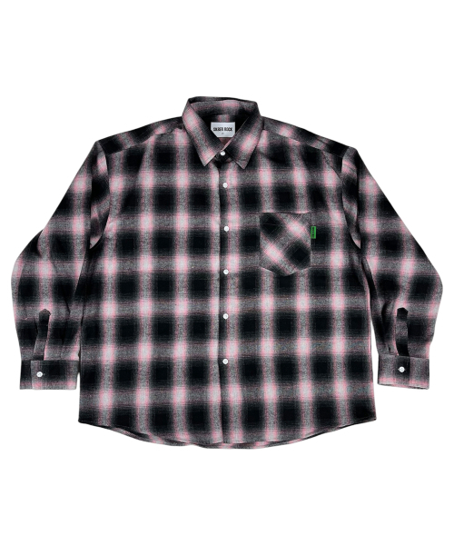 SK8ER ROCK(スケーターロック)の「Vintage Ombre Check Shirt ((Pink))(シャツ/ブラウス・レディース・その他・FREE)」の1枚目の写真