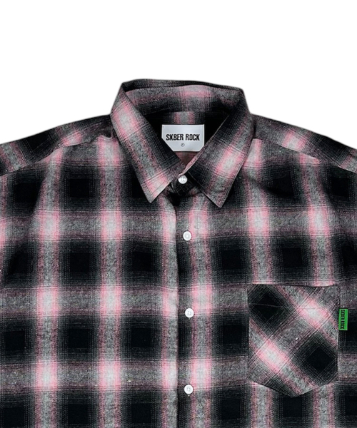 SK8ER ROCK(スケーターロック)の「Vintage Ombre Check Shirt ((Pink))(シャツ/ブラウス・レディース・その他・FREE)」の3枚目の写真