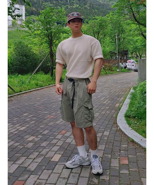 VTWO(ブイツー)の「70206 バミューダワイドカーゴパンツ_カーキ(その他パンツ・レディース・その他・LARGE/MEDIUM)」の3枚目の写真