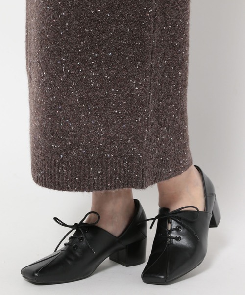 mysty woman（ミスティウーマン）の「シャイニービスチェ付きワンピース 624980（ワンピース・レディース・オフホワイト/グレー/ブラウン・FREE）」の20枚目の写真