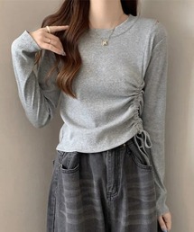 roomy（ルーミー）の「サイドドロストリングロンT（Tシャツ/カットソー）」