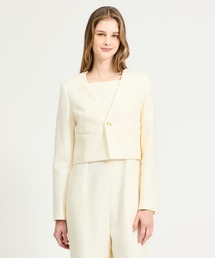 ESTNATION｜エストネーションのノーカラージャケット通販 - ZOZOTOWN