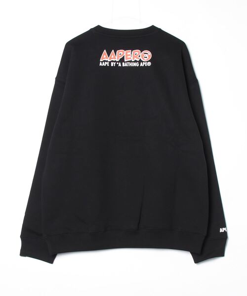 AAPE BY A BATHING APE（エーエイプバイアベイシングエイプ）の「AAPER "Snowmobile" CREW NECK SWEAT（スウェット・メンズ・イエロー系その他/ブラック・LARGE/MEDIUM/XX-LARGE/SMALL/X-LARGE）」の9枚目の写真