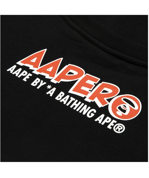 AAPE BY A BATHING APE（エーエイプバイアベイシングエイプ）の「AAPER "Snowmobile" CREW NECK SWEAT（スウェット・メンズ・イエロー系その他/ブラック・LARGE/MEDIUM/XX-LARGE/SMALL/X-LARGE）」の5枚目の写真