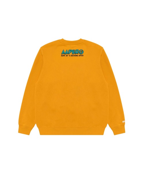 AAPE BY A BATHING APE（エーエイプバイアベイシングエイプ）の「AAPER "Snowmobile" CREW NECK SWEAT（スウェット・メンズ・イエロー系その他/ブラック・LARGE/MEDIUM/XX-LARGE/SMALL/X-LARGE）」の6枚目の写真