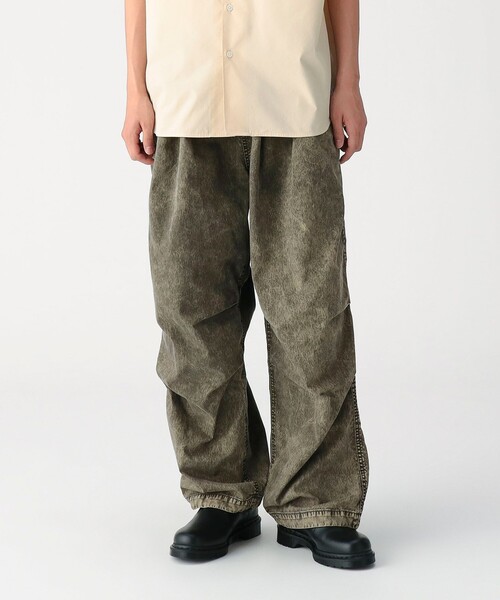 BEAMS（ビームス）の「フェード バルーンパンツ 【ワイドストレートフィット】（その他パンツ・メンズ・オリーブ/ブラウン・M/L/XL/S）」の5枚目の写真