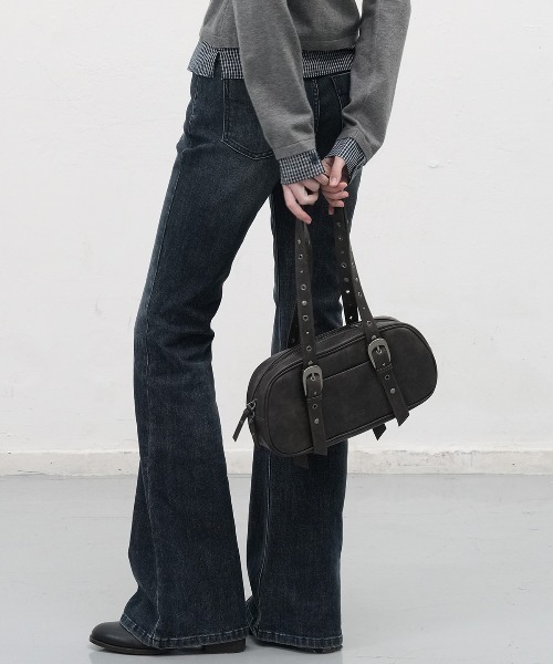 GENERAL IDEA（ジェネラルアイデア）の「【GENERAL IDEA】ウェスタンバゲットバッグ / WOMAN WESTERN BAGUETTE BAG（ショルダーバッグ・レディース・ブラック/ダークブラウン・FREE）」の10枚目の写真