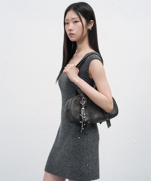 GENERAL IDEA（ジェネラルアイデア）の「【GENERAL IDEA】ウェスタンバゲットバッグ / WOMAN WESTERN BAGUETTE BAG（ショルダーバッグ・レディース・ブラック/ダークブラウン・FREE）」の9枚目の写真