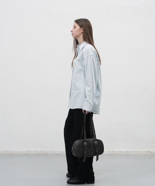 GENERAL IDEA（ジェネラルアイデア）の「【GENERAL IDEA】ウェスタンバゲットバッグ / WOMAN WESTERN BAGUETTE BAG（ショルダーバッグ・レディース・ブラック/ダークブラウン・FREE）」の14枚目の写真