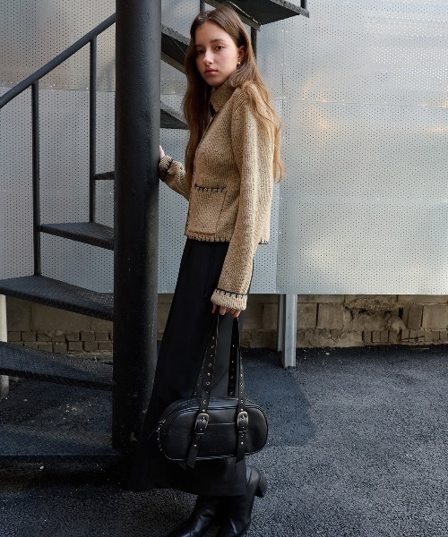 GENERAL IDEA（ジェネラルアイデア）の「【GENERAL IDEA】ウェスタンバゲットバッグ / WOMAN WESTERN BAGUETTE BAG（ショルダーバッグ・レディース・ブラック/ダークブラウン・FREE）」の17枚目の写真