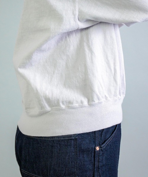OMNIGOD（オムニゴッド）の「[OMNIGOD womens / オムニゴッド] ８/天竺 マニッシュトレーナー（スウェット・レディース・シルバー・FREE）」の11枚目の写真